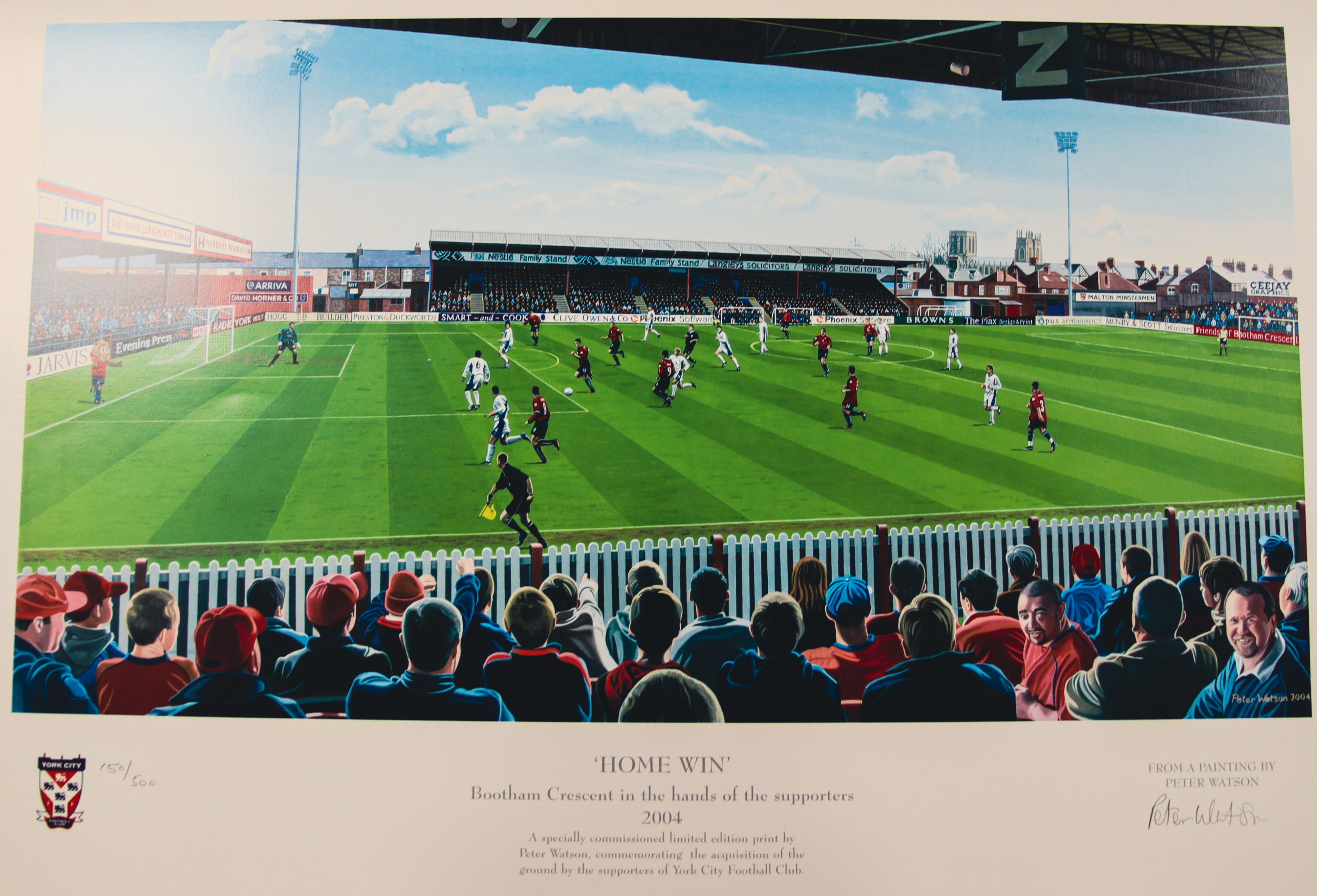'Home Win' - 2004 Limited Edition Print - Individually Numbered and Signed